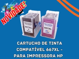 Imagem Cartucho Compatível 667XL