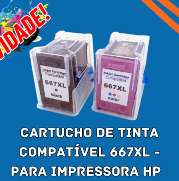 Imagem Cartucho Compatível 667XL