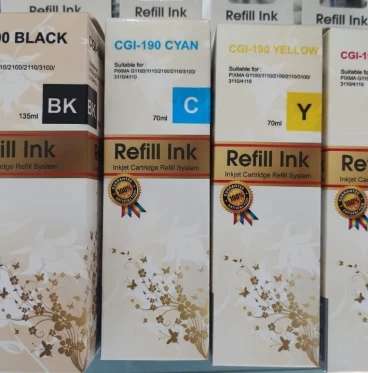 Imagem Refil de tinta compatível CGI-190 - Impressora Canon