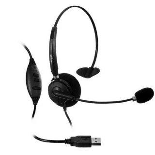 HEADSET VOICE UNIXTRON HD800 FLEX USB - (SEM CAIXA)