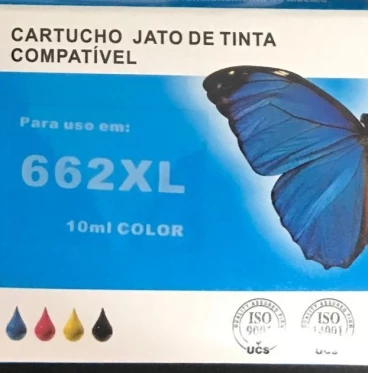 Imagem Cartucho Compatível HP 662XL - Colorido