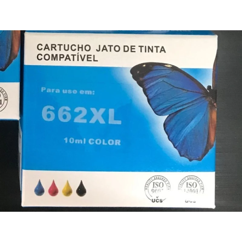 Cartucho Compatível HP 662XL - Colorido