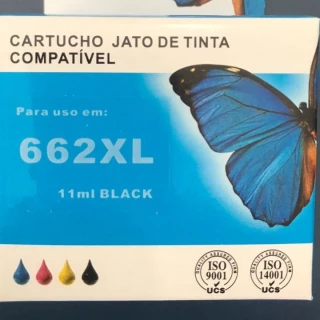 Cartucho Compatível HP 662XL - Preto